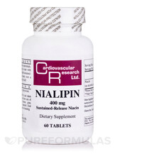 Вітамін B3 Ніацин Nialipin 400 mg Sustained-Release Niacin