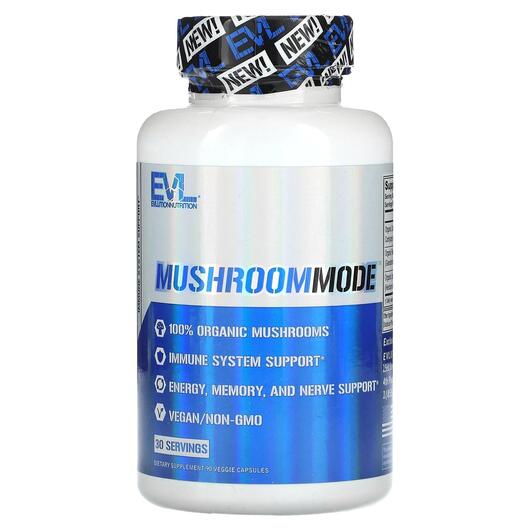 Основне фото товару EVLution Nutrition, MushroomMode, Гриби, 90 капсул