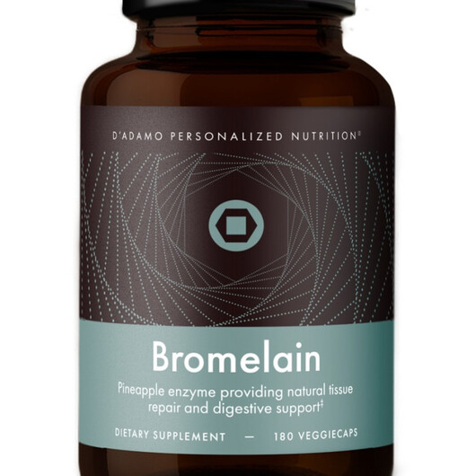 Основное фото товара Bromelain Основное фото товара D'Adamo Personalized Nutrition, Бромелайн, Bromelain, 180 ка
