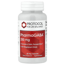 PharmaGABA With Magnesium Citrate 250 mg ГАМК Protocol for