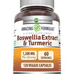 Фото товару Amazing Formulas Boswellia Extract & Turmeric, Босвелія, 120 