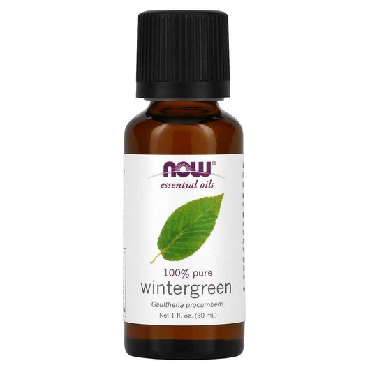 Основное фото товара NOW Foods, Эфирное масло, Pure Essential Oil Wintergreen, 30 мл