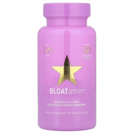 Основное фото товара HAIRtamin, Ферменты, BLOATamin, 30 капсул