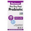 Фото товара Pre Pro Post Probiotic Фото товара Bluebonnet Nutrition, Пробиотики, Pre Pro Post Probiotic, 30 капс
