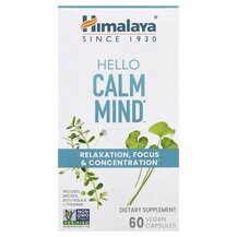 Hello Calm Mind Поддержка стресса Himalaya 60 капсул Hello Calm Mind Поддержка стресса Himalaya 60 капсул