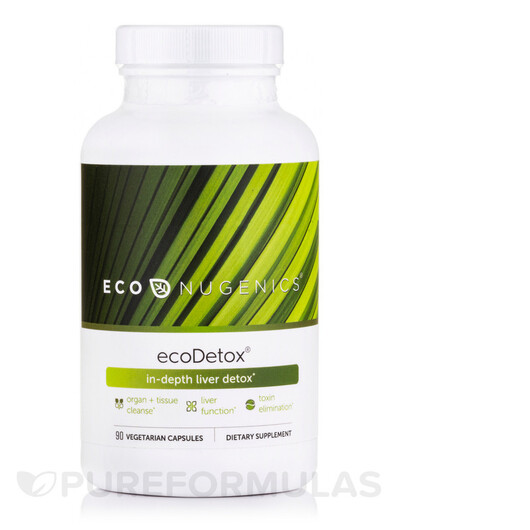 Основное фото товара Econugenics, Детокс и очистка, ecoDetox, 90 капсул