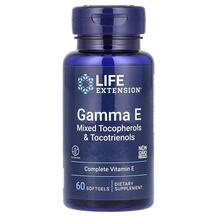 Вітамін E Gamma E Life Extension 60 капсул Вітамін E Gamma E Life Extension 60 капсул