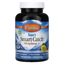 Teen's Smart Catch Natural Lemon 700 mg Омега 3 Carlson Teen's Smart Catch Natural Lemon 700 mg Омега 3 Carlson