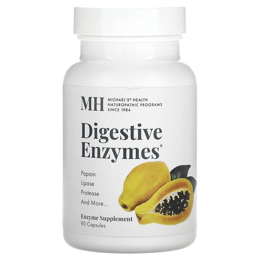 Основное фото товара MH, Ферменты, Digestive Enzymes, 90 капсул