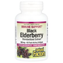 Сироп з Бузини Black Elderberry 100 mg Natural Factors