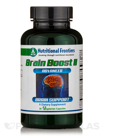 Основное фото товара Brain Boost II Основное фото товара Nutritional Frontiers, Поддержка мозга, Brain Boost II, 90 капсул
