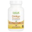 Фото товара Ginkgo Phytosome 360 mg Фото товара Super Nutrition, Гинкго Билоба, Ginkgo Phytosome 360 mg, 60 капсу
