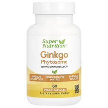 Ginkgo Phytosome 360 mg Гинкго Билоба Super Nutrition Ginkgo Phytosome 360 mg Гинкго Билоба Super Nutrition