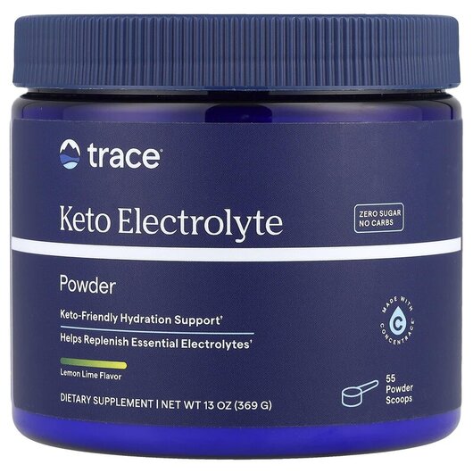Основное фото товара Trace, Электролиты, Keto Electrolyte Powder Lime, 330 г