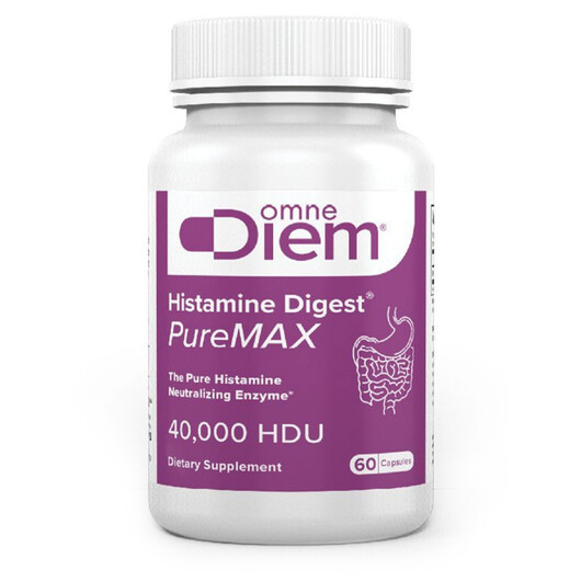 Основное фото товара Histamine Digest PureMax Основное фото товара OmneDiem, Диаминооксидаза ДАО, Histamine Digest PureMax, 60 капсу