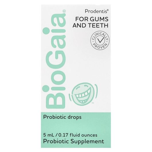 Основное фото товара BioGaia, Лактобактерии Реутери, Prodentis For Gums and Teeth, 5 м