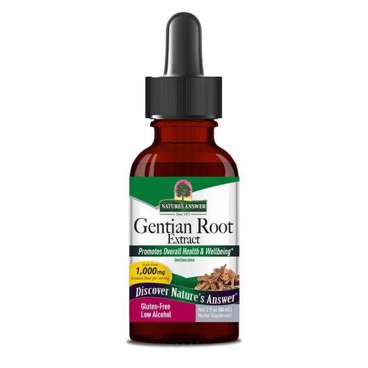 Основное фото товара Gentian Root Extract Основное фото товара Nature's Answer, Настойки бальзамы сиропы, Gentian Root Extr