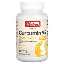 Куркумін 95 500 мг Curcumin 95 Jarrow Formulas 120 капсул
