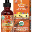 Фото товара Toddler's Organic Vitamin C Liquid Drops Banana Flavor, Вита