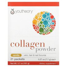 Collagen Powder Vanilla Коллаген Youtheory 21 шт