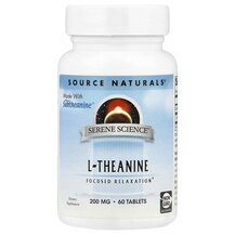 L-Теанін L-Theanine 200 mg Source Naturals 60 таблеток L-Теанін L-Theanine 200 mg Source Naturals 60 таблеток