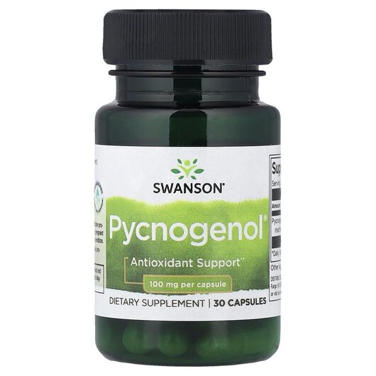 Основное фото товара Pycnogenol 100 mg Основное фото товара Swanson, Пикногенол, Pycnogenol 100 mg, 30 капсул