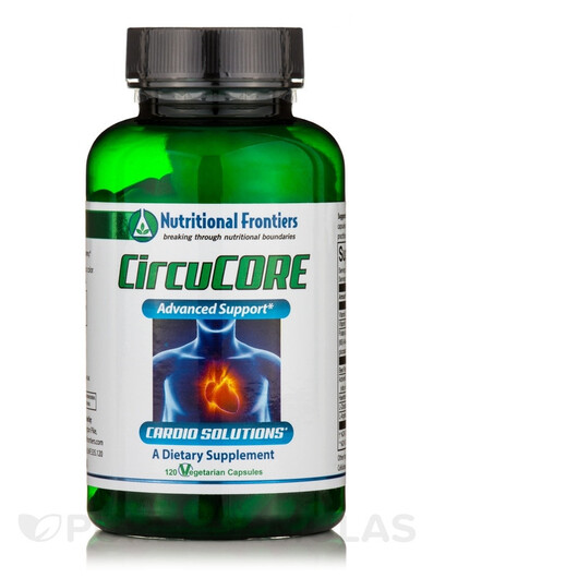 Основне фото товару Nutritional Frontiers, CircuCORE, Кардіо комплекс, 120 капсул