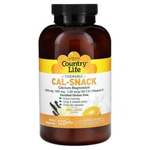 Кальцій Chewable Cal-Snack Calcium Magnesium Vanilla Кальцій Chewable Cal-Snack Calcium Magnesium Vanilla