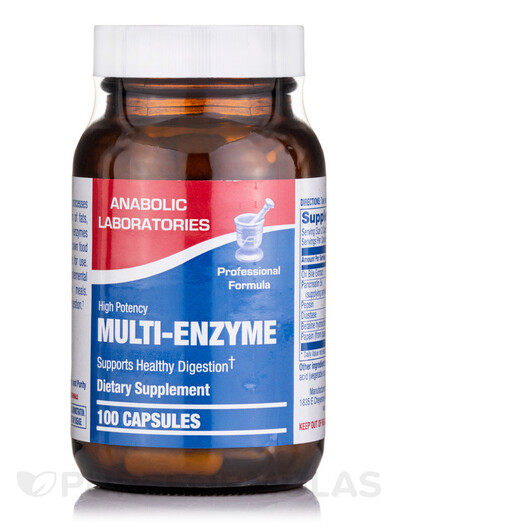 Основное фото товара Anabolic Laboratories, Ферменты, Multi-Enzyme, 100 капсул