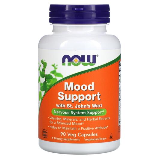 Основное фото товара NOW Foods, Поддержка Настроения, Mood Support, 90 капсул
