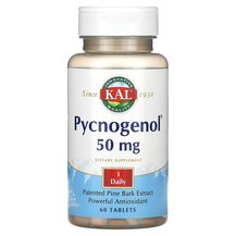 Pycnogenol 50 mg Пикногенол KAL 60 таблеток