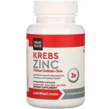 Кребс Цинк для жінок Krebs Zinc Vibrant Health 60 капсул Кребс Цинк для жінок Krebs Zinc Vibrant Health 60 капсул