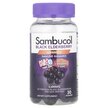 Фото товару Sambucol, Black Elderberry Kids Gummies, Бузина, 30 цукерок