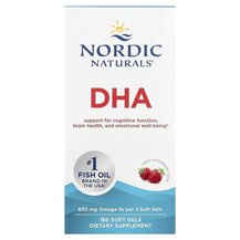 ДГК DHA Strawberry 500 mg Nordic Naturals 180 капсул