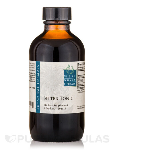 Основное фото товара Bitter Tonic Основное фото товара Wise Woman Herbals, Ферменты, Bitter Tonic, 120 мл
