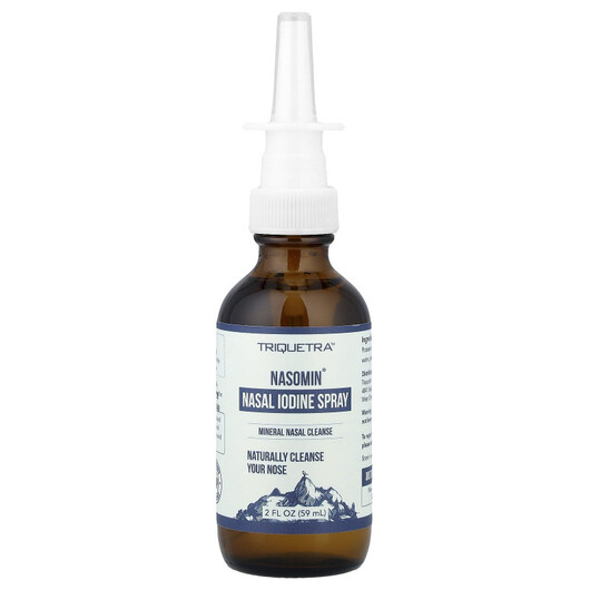 Основне фото товару Triquetra Health, Nasomin Nasal Iodine Spray, Спрей назальний, 59