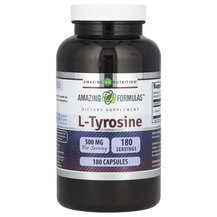 L-Тирозин L-Tyrosine 500 mg Amazing Nutrition 180 капсул L-Тирозин L-Tyrosine 500 mg Amazing Nutrition 180 капсул