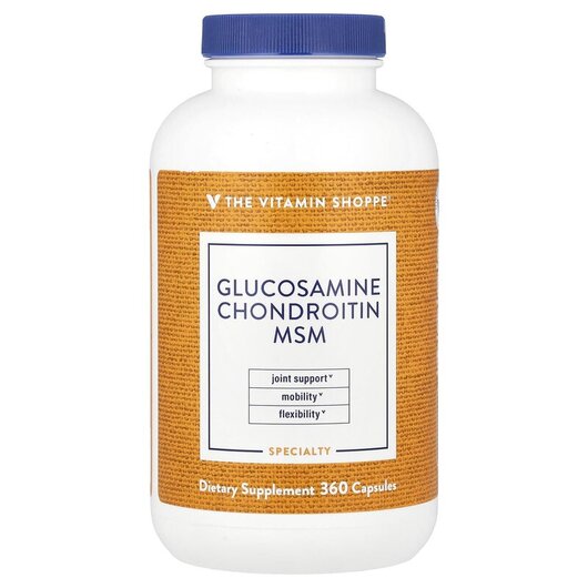 Основне фото товару Glucosamine Chondroitin MSM, Глюкозамін Хондроітин, 360 капсул