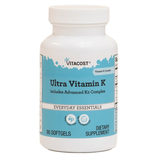 Основне фото товару Ultra Vitamin K includes Advanced K2 Complex, Вітамін K2, 90 капс