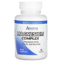 Магній Magnesium Complex Absolute Nutrition 60 капсул Магній Magnesium Complex Absolute Nutrition 60 капсул