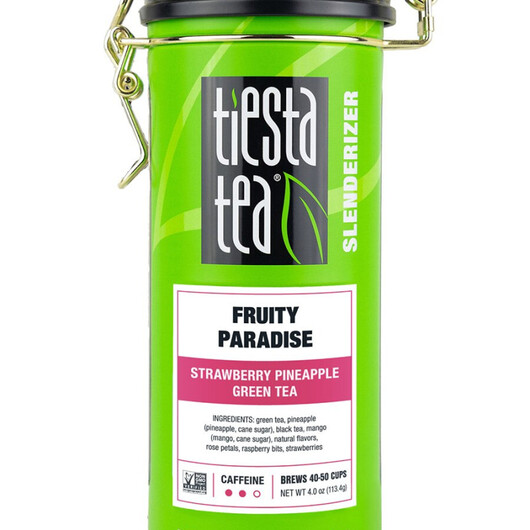 Основне фото товару Fruity Paradise Loose Leaf - Strawberry Pineapple Green Tea Tin Основне фото товару Fruity Paradise Loose Leaf - Strawberry Pineapple, Органічний Чай