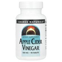 Apple Cider Vinegar 500 mg Яблочный уксус Source Naturals