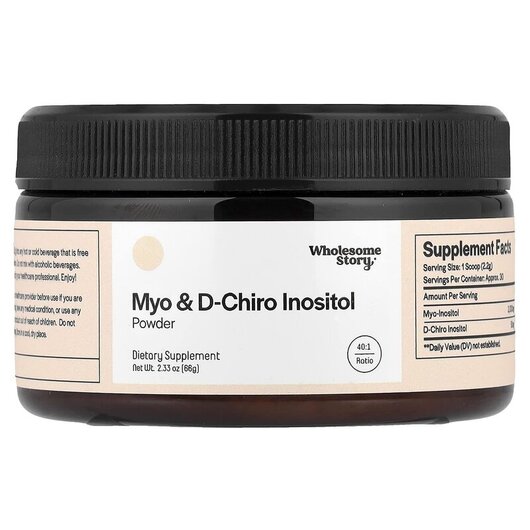 Основное фото товара Мио-инозитол, Myo & D-Chiro Inositol Powder 40:1, 61.5 г