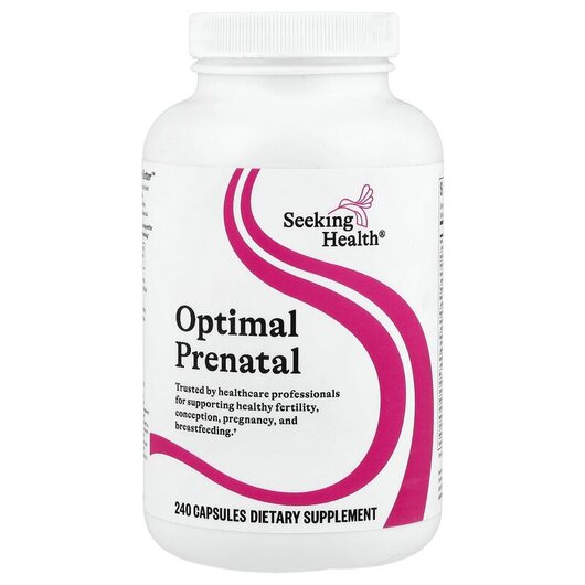 Основне фото товару Seeking Health, Optimal Prenatal, Вітаміни для вагітних, 240 капс