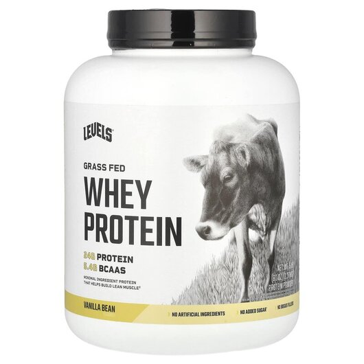 Основне фото товару Grass Fed Whey Protein Powder Vanilla Bean Основне фото товару Grass Fed Whey Protein Powder Vanilla Bean, Протеїн Ізолят, 2.27