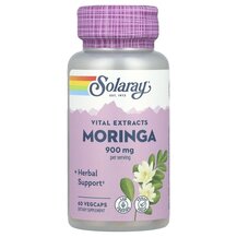 Moringa Leaf Extract Моринга 450 мг Solaray 60 капсул