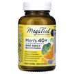 Фото товара Men 40+ One Daily Multivitamin Фото товара MegaFood, Витамины для мужчин, Men 40+, 30 таблеток