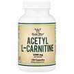 Фото товару Double Wood Supplements, Acetyl L-Carnitine, L-Карнітин, 150 капс