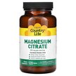 Фото товара Magnesium Citrate 250 mg Фото товара Country Life, Магний Цитрат, Magnesium Citrate 250 mg, 120 таблет