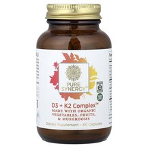 Вітаміни D3 K2 D3 + K2 Complex Pure Synergy 60 капсул